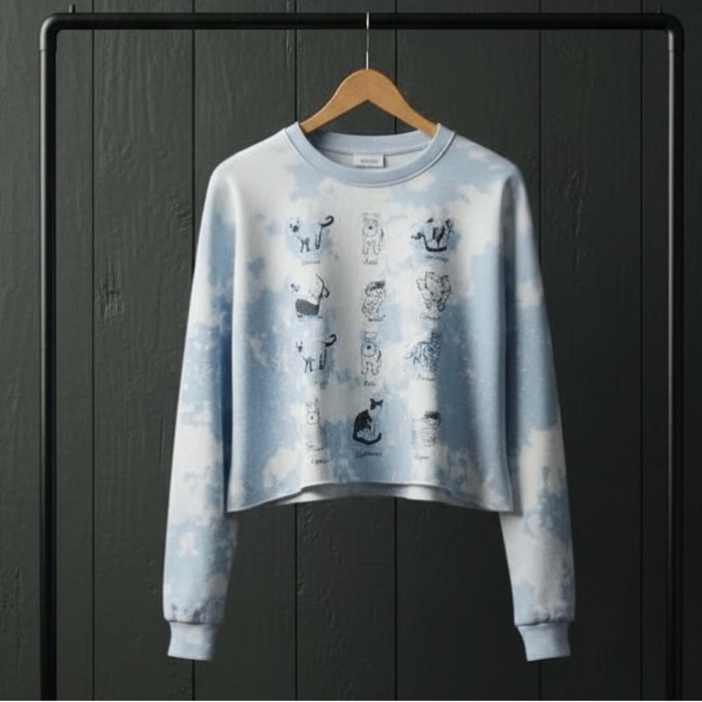 Grayson Social Women’s Graphic Sleep Shirt - Blue - Size L NWT
